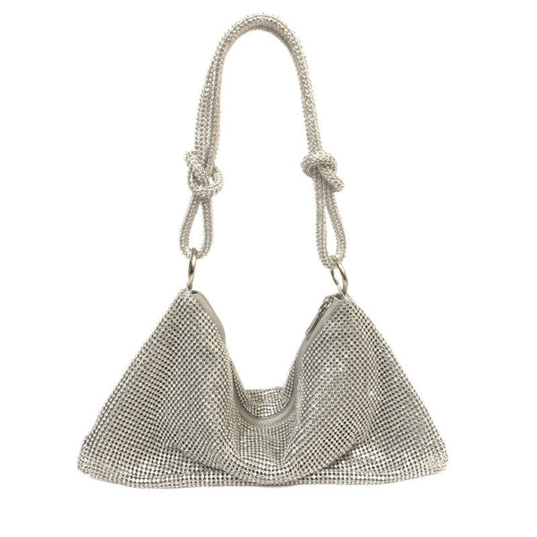 Kylie Sparkling Rhinestone Hobo Shoulder Bags