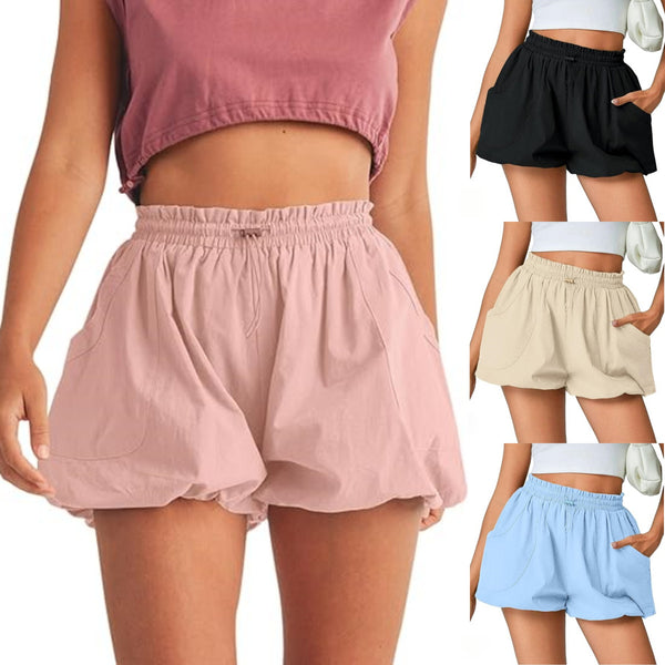 Running Yoga Fitness Drawstring Shorts with Pockets