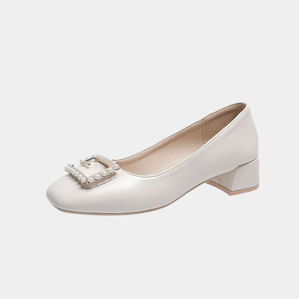Mallow Square Heels Pumps