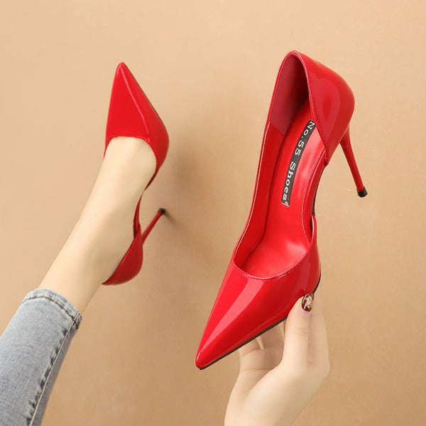 OL Office Pointed Toe Basic High Heels